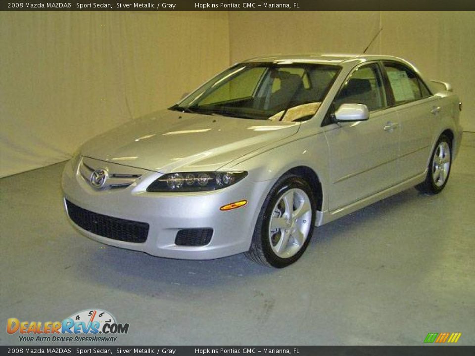 2008 Mazda MAZDA6 i Sport Sedan Silver Metallic / Gray Photo #1