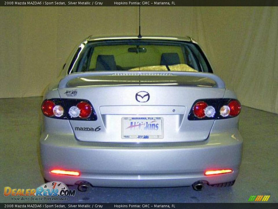2008 Mazda MAZDA6 i Sport Sedan Silver Metallic / Gray Photo #7