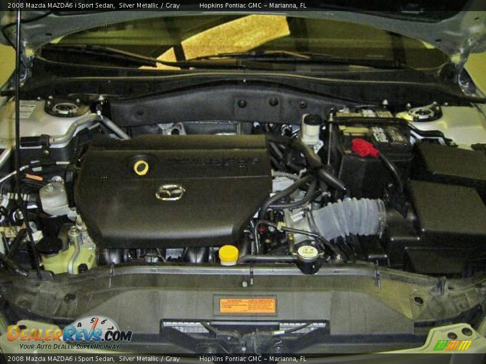 2008 Mazda MAZDA6 i Sport Sedan Silver Metallic / Gray Photo #13
