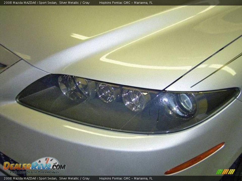 2008 Mazda MAZDA6 i Sport Sedan Silver Metallic / Gray Photo #15