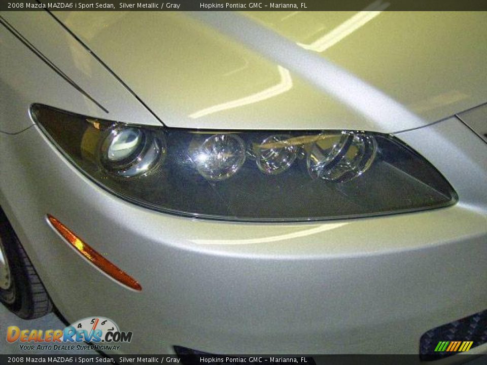 2008 Mazda MAZDA6 i Sport Sedan Silver Metallic / Gray Photo #16