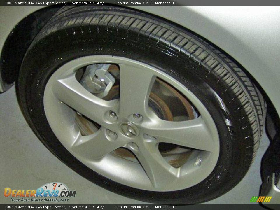 2008 Mazda MAZDA6 i Sport Sedan Silver Metallic / Gray Photo #19