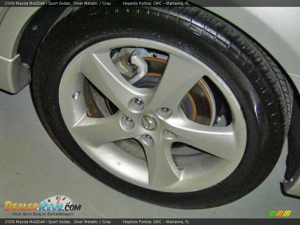 2008 Mazda MAZDA6 i Sport Sedan Silver Metallic / Gray Photo #20