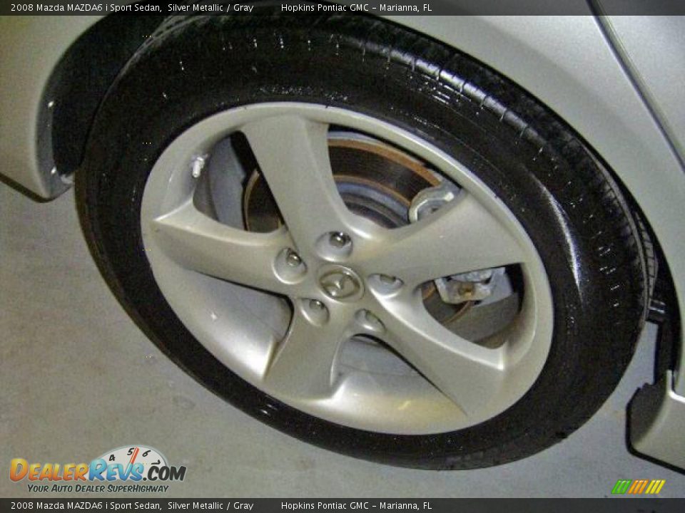 2008 Mazda MAZDA6 i Sport Sedan Silver Metallic / Gray Photo #21