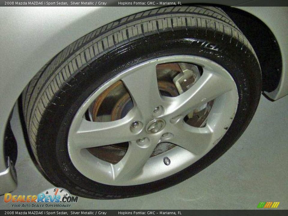 2008 Mazda MAZDA6 i Sport Sedan Silver Metallic / Gray Photo #22