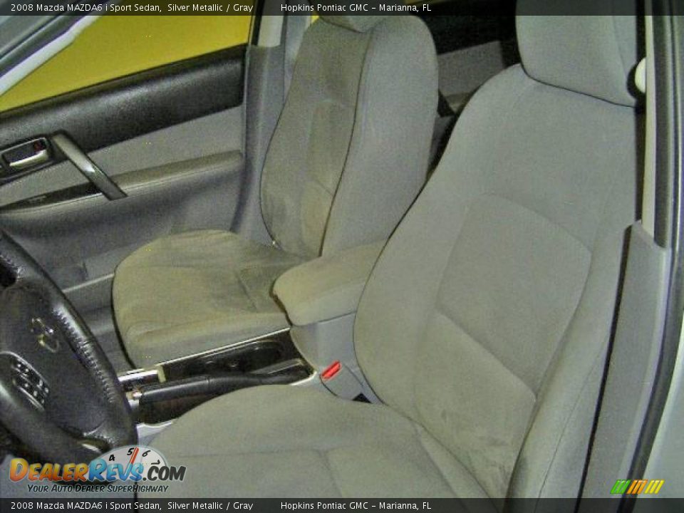 2008 Mazda MAZDA6 i Sport Sedan Silver Metallic / Gray Photo #23