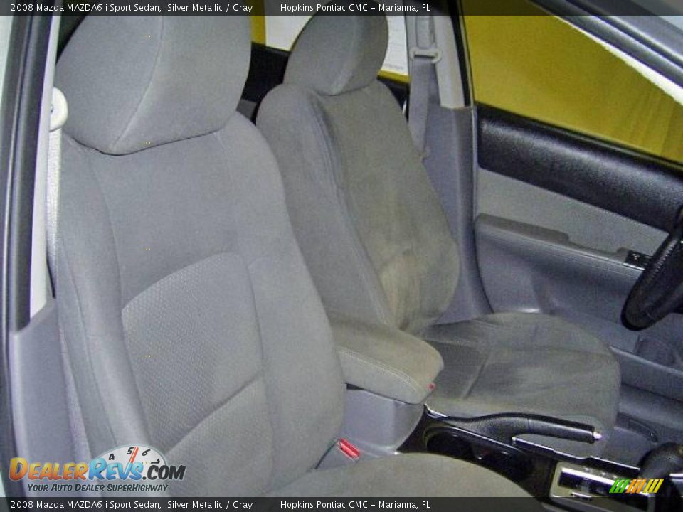 2008 Mazda MAZDA6 i Sport Sedan Silver Metallic / Gray Photo #24