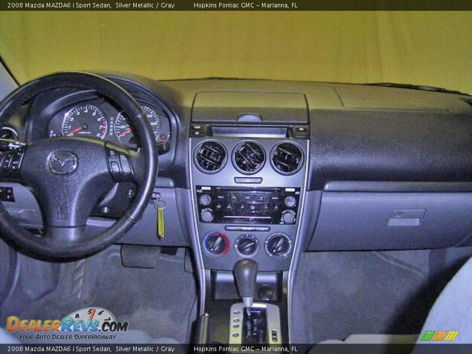 2008 Mazda MAZDA6 i Sport Sedan Silver Metallic / Gray Photo #25