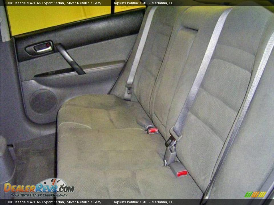 2008 Mazda MAZDA6 i Sport Sedan Silver Metallic / Gray Photo #26