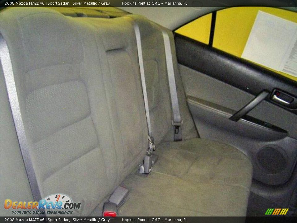 2008 Mazda MAZDA6 i Sport Sedan Silver Metallic / Gray Photo #28