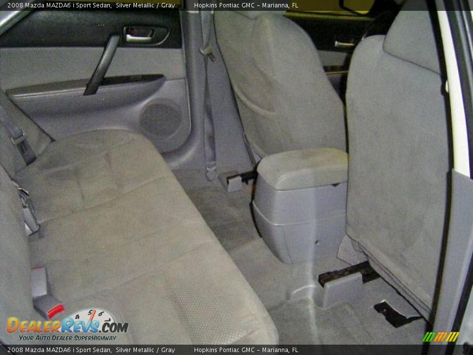 2008 Mazda MAZDA6 i Sport Sedan Silver Metallic / Gray Photo #29
