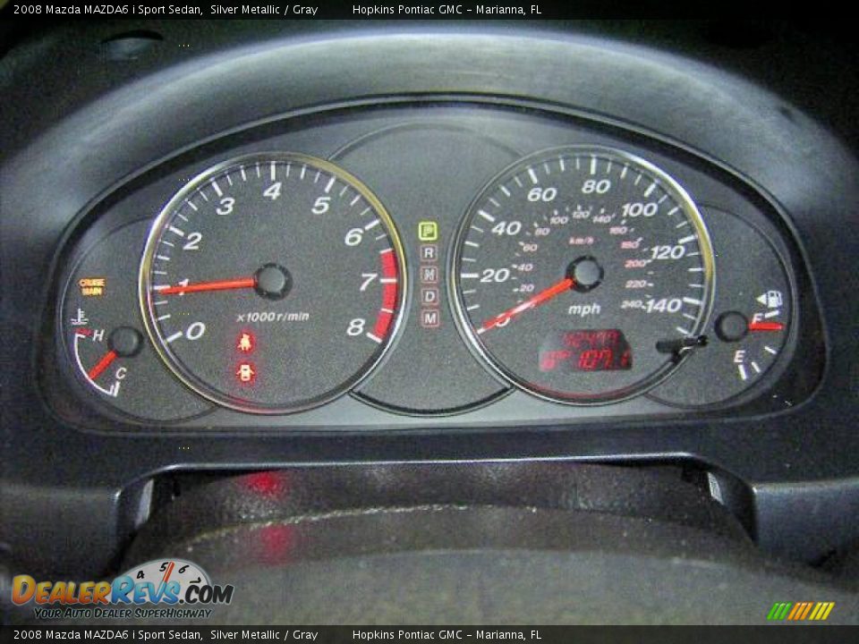 2008 Mazda MAZDA6 i Sport Sedan Silver Metallic / Gray Photo #34