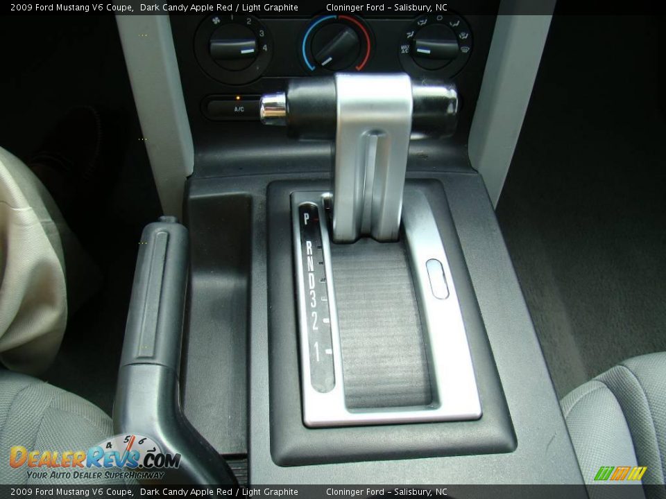 2009 Ford Mustang V6 Coupe Dark Candy Apple Red / Light Graphite Photo #18