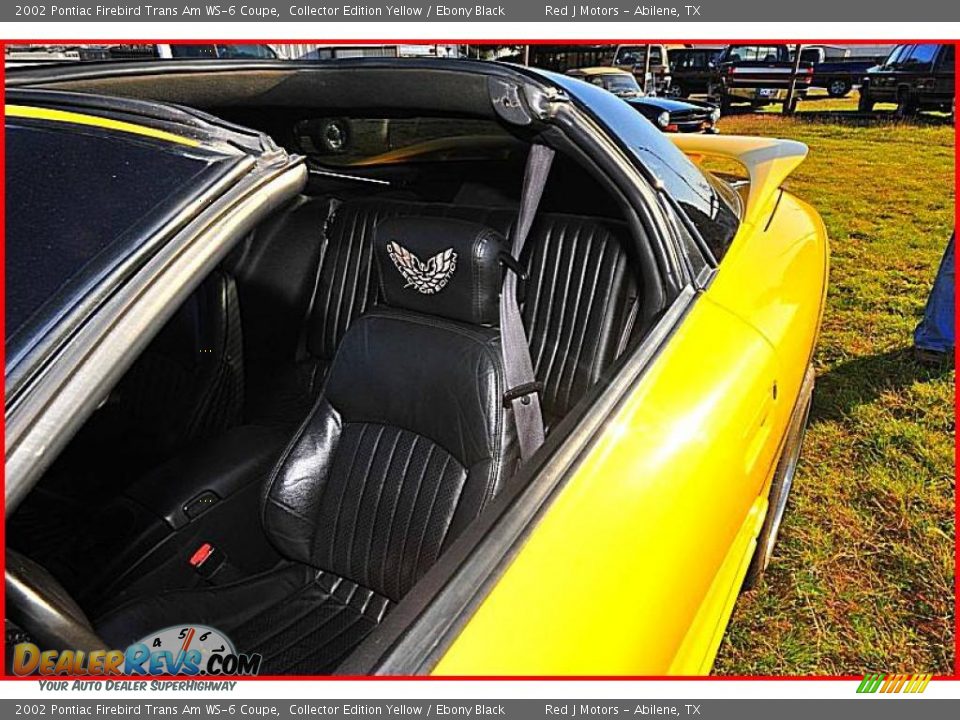 2002 Pontiac Firebird Trans Am WS-6 Coupe Collector Edition Yellow / Ebony Black Photo #30