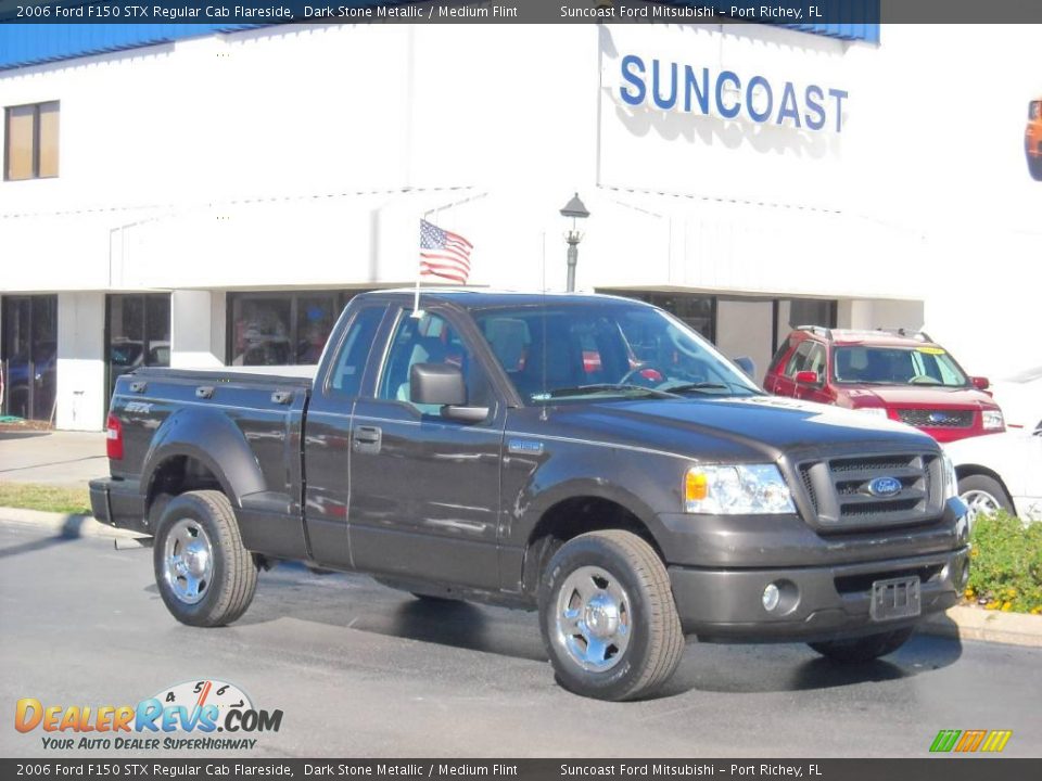 2006 Ford F150 STX Regular Cab Flareside Dark Stone Metallic / Medium Flint Photo #1