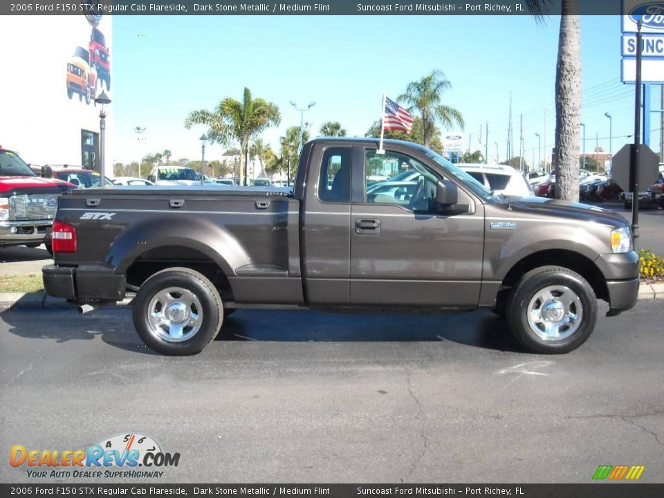 2006 Ford F150 STX Regular Cab Flareside Dark Stone Metallic / Medium Flint Photo #2