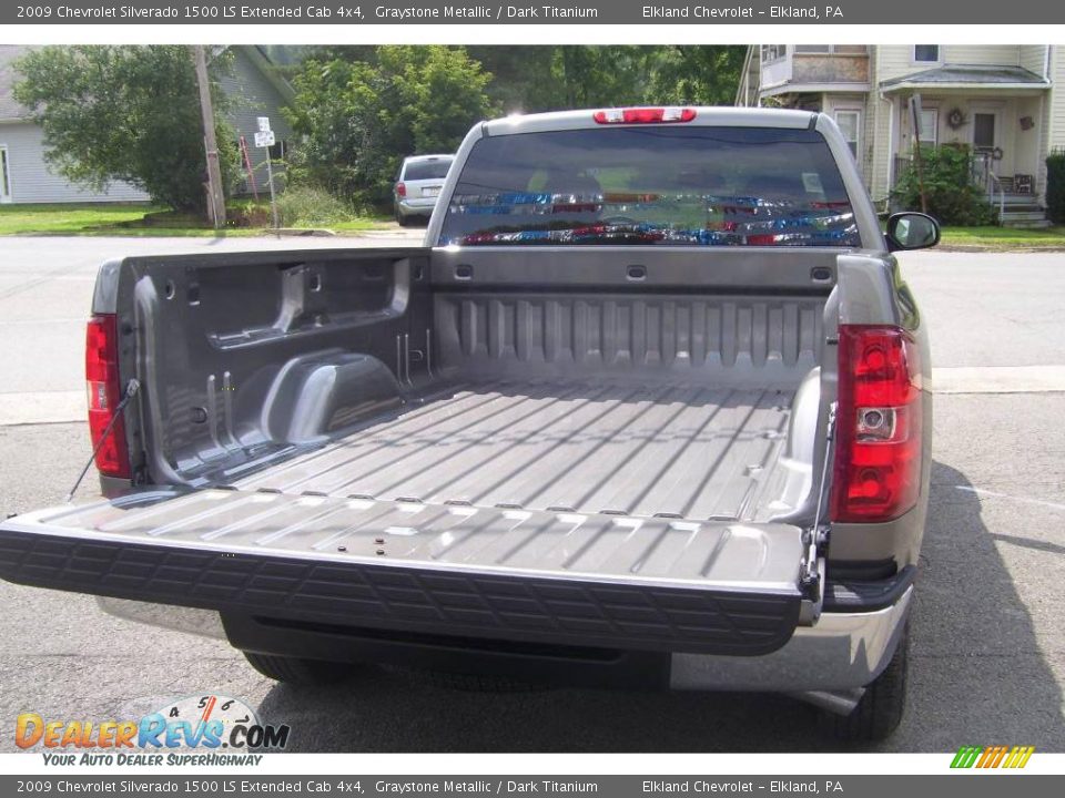 2009 Chevrolet Silverado 1500 LS Extended Cab 4x4 Graystone Metallic / Dark Titanium Photo #10