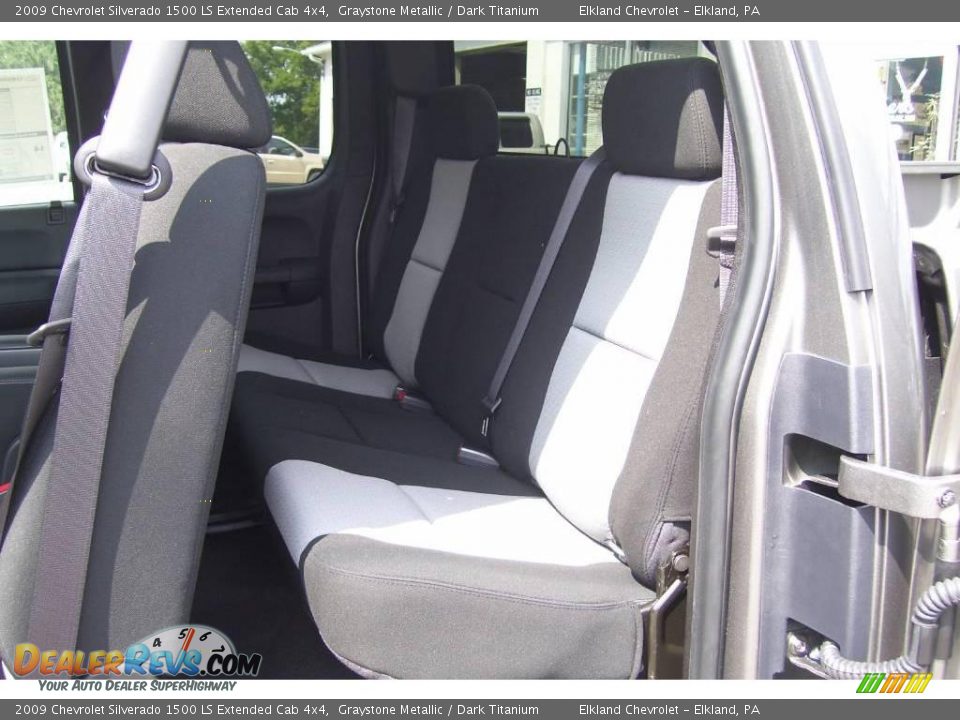 2009 Chevrolet Silverado 1500 LS Extended Cab 4x4 Graystone Metallic / Dark Titanium Photo #12