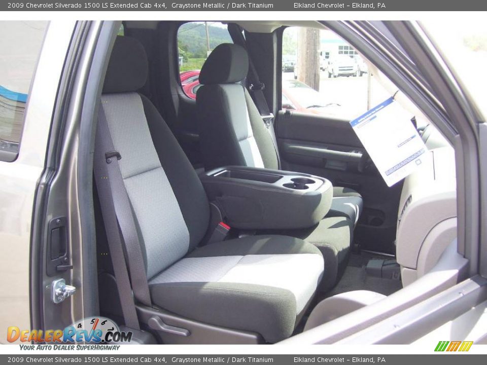 2009 Chevrolet Silverado 1500 LS Extended Cab 4x4 Graystone Metallic / Dark Titanium Photo #15