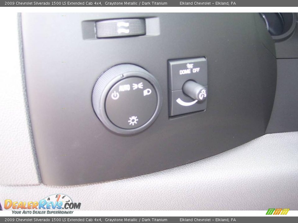 2009 Chevrolet Silverado 1500 LS Extended Cab 4x4 Graystone Metallic / Dark Titanium Photo #20
