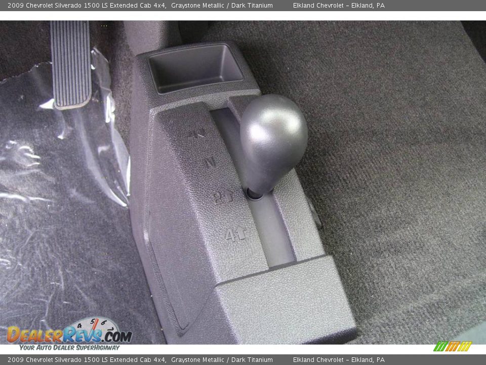 2009 Chevrolet Silverado 1500 LS Extended Cab 4x4 Graystone Metallic / Dark Titanium Photo #21
