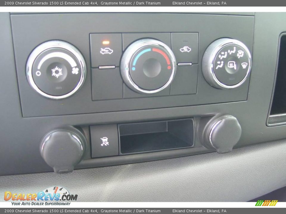 2009 Chevrolet Silverado 1500 LS Extended Cab 4x4 Graystone Metallic / Dark Titanium Photo #22