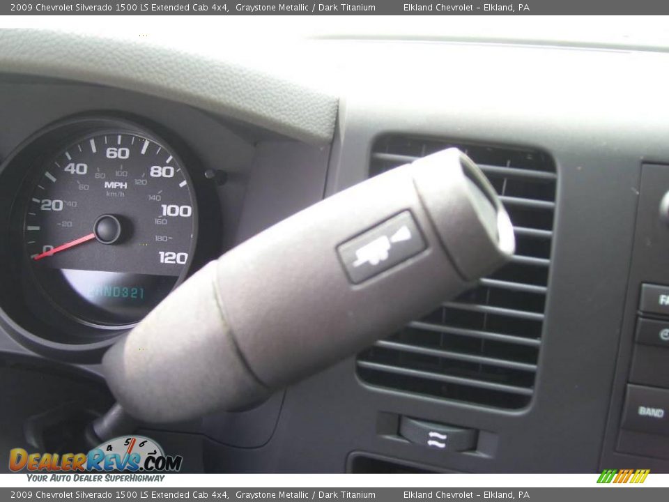 2009 Chevrolet Silverado 1500 LS Extended Cab 4x4 Graystone Metallic / Dark Titanium Photo #26