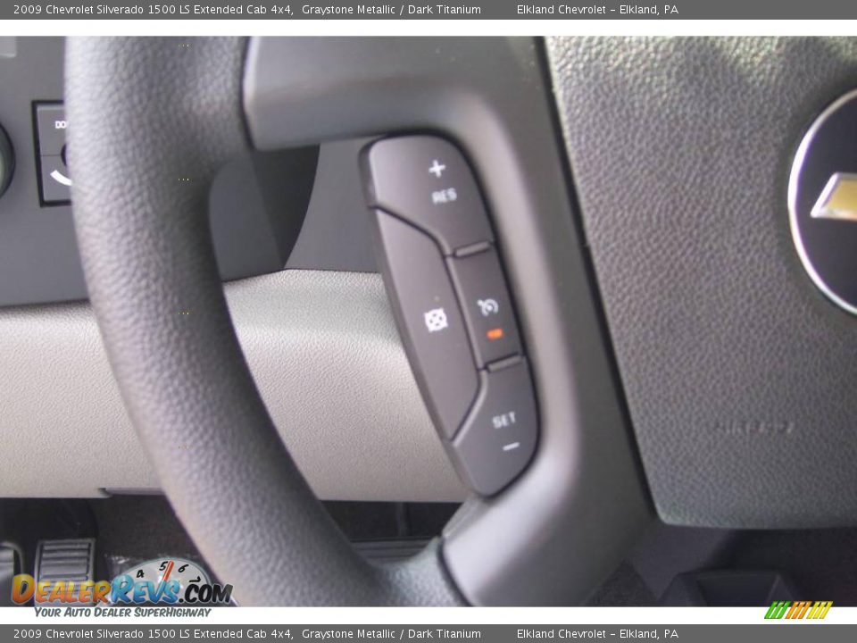 2009 Chevrolet Silverado 1500 LS Extended Cab 4x4 Graystone Metallic / Dark Titanium Photo #27