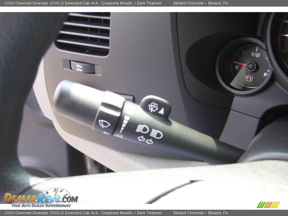 2009 Chevrolet Silverado 1500 LS Extended Cab 4x4 Graystone Metallic / Dark Titanium Photo #28