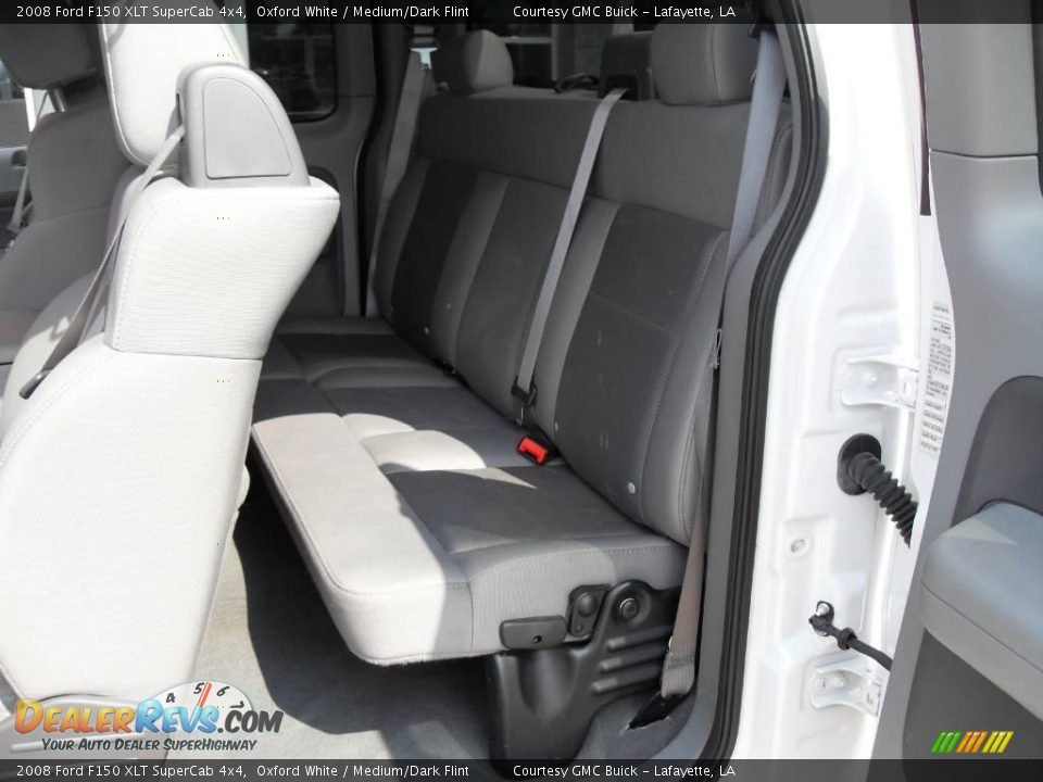 2008 Ford F150 XLT SuperCab 4x4 Oxford White / Medium/Dark Flint Photo #7