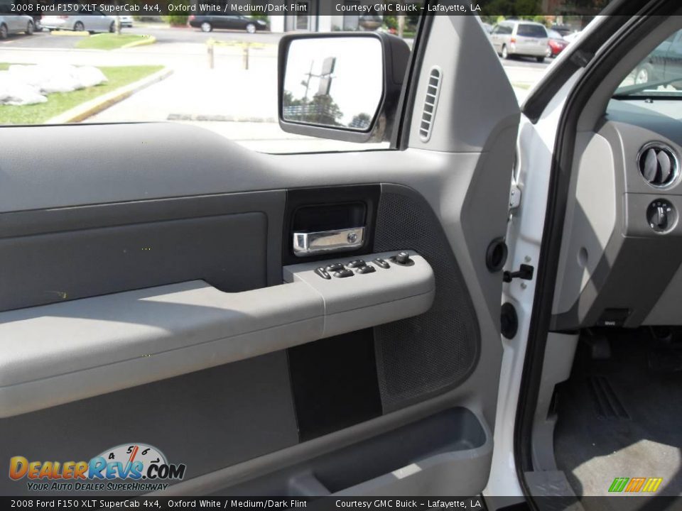 2008 Ford F150 XLT SuperCab 4x4 Oxford White / Medium/Dark Flint Photo #11