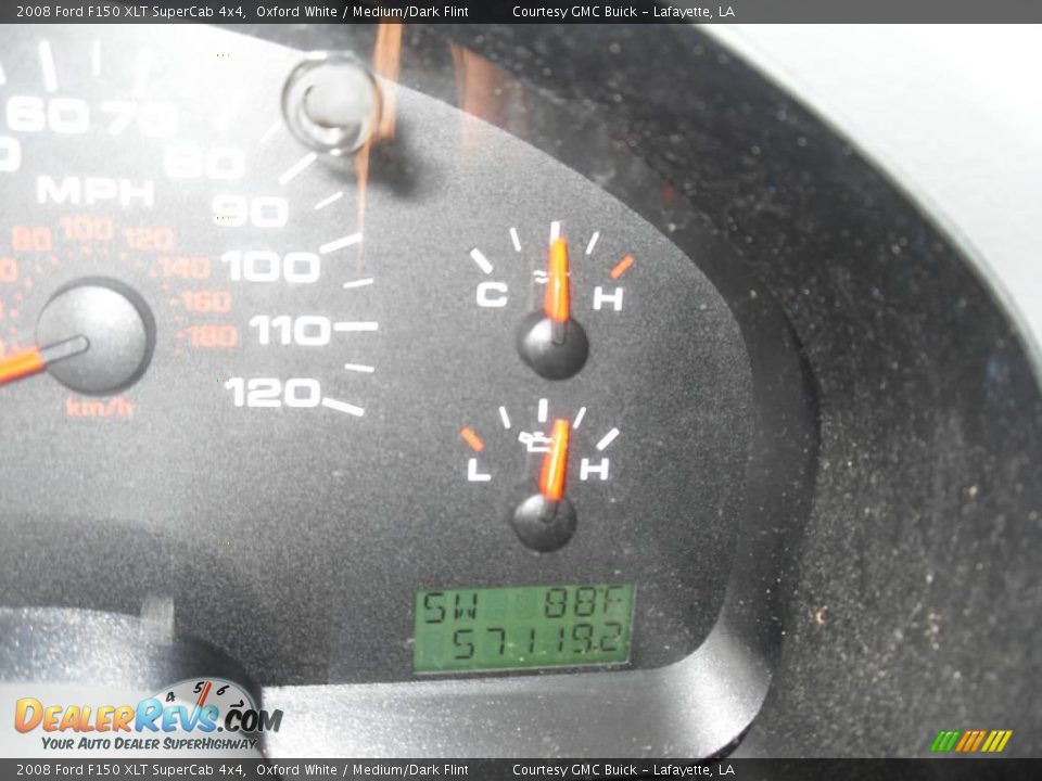 2008 Ford F150 XLT SuperCab 4x4 Oxford White / Medium/Dark Flint Photo #14