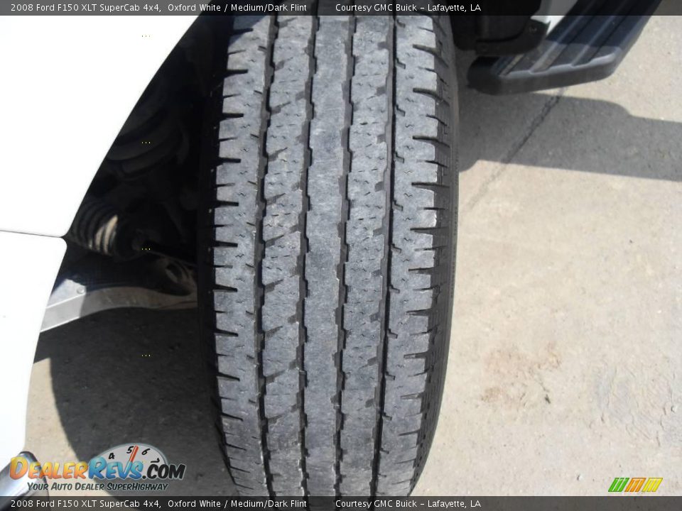 2008 Ford F150 XLT SuperCab 4x4 Oxford White / Medium/Dark Flint Photo #16
