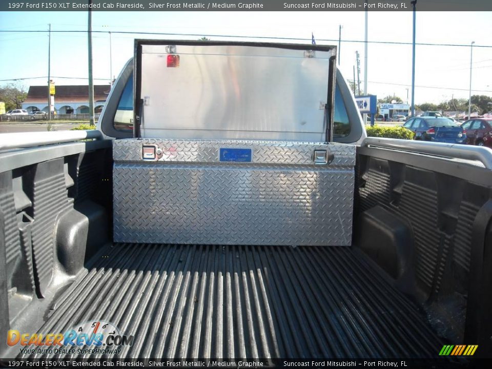 1997 Ford F150 XLT Extended Cab Flareside Silver Frost Metallic / Medium Graphite Photo #14