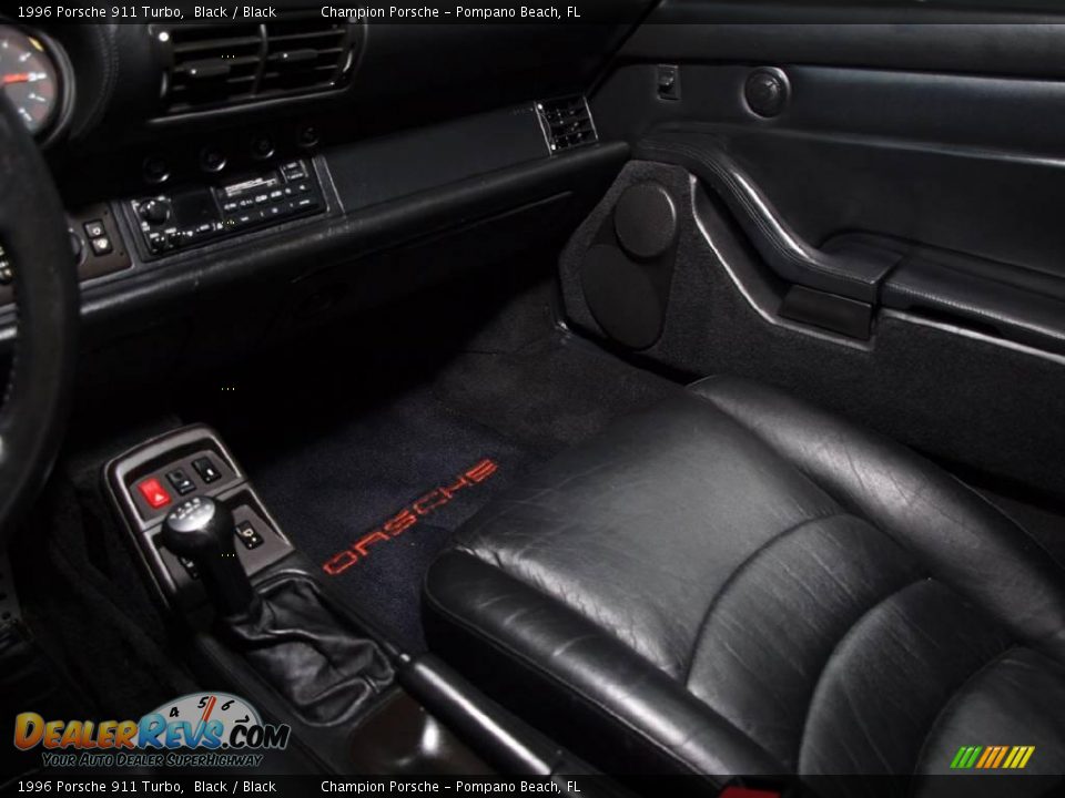 1996 Porsche 911 Turbo Black / Black Photo #14