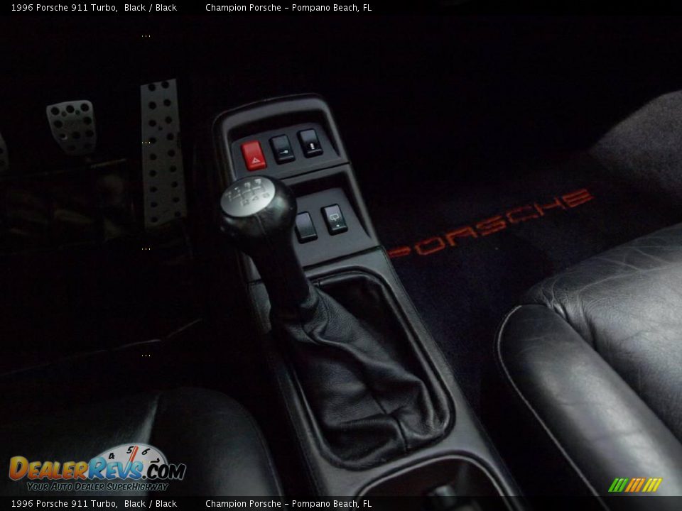 1996 Porsche 911 Turbo Black / Black Photo #15