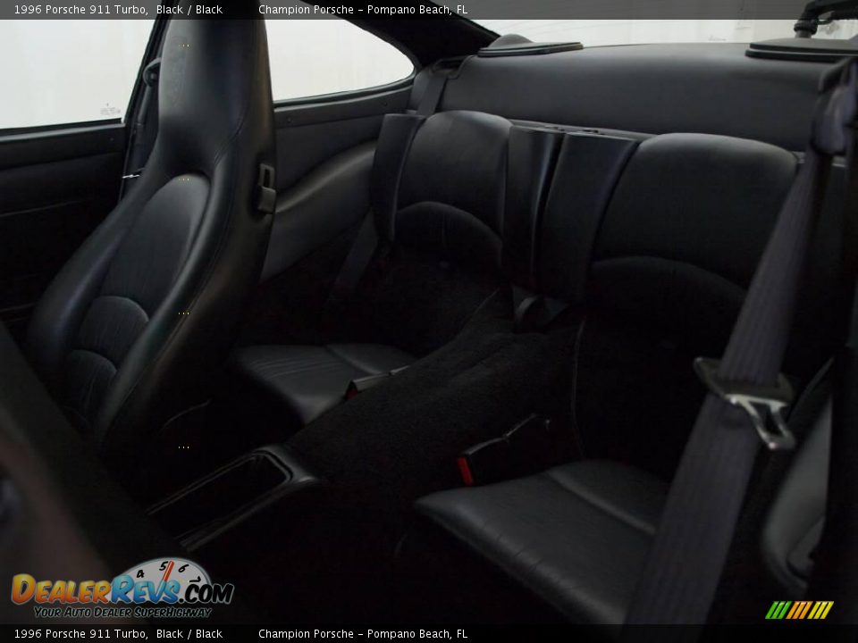 1996 Porsche 911 Turbo Black / Black Photo #17