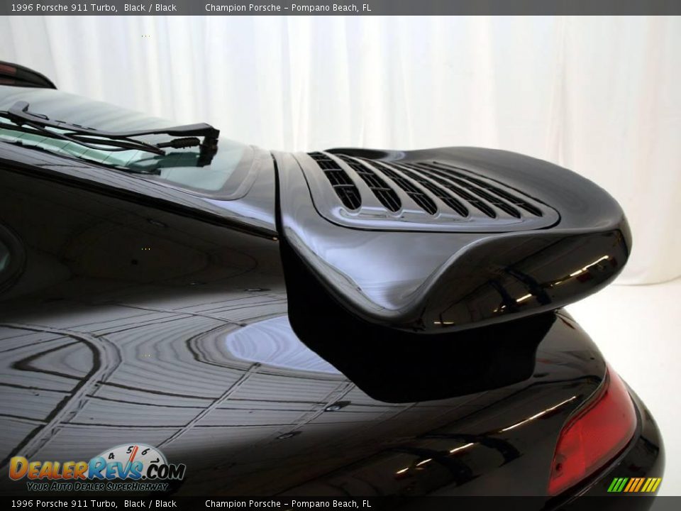 1996 Porsche 911 Turbo Black / Black Photo #18