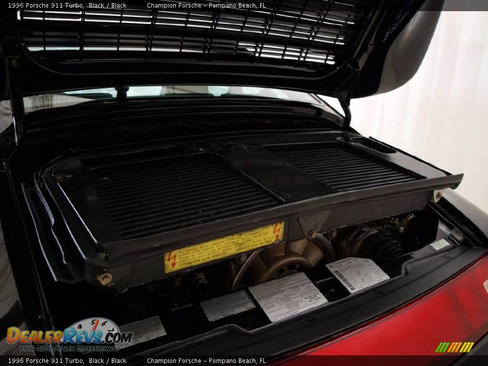1996 Porsche 911 Turbo Black / Black Photo #19