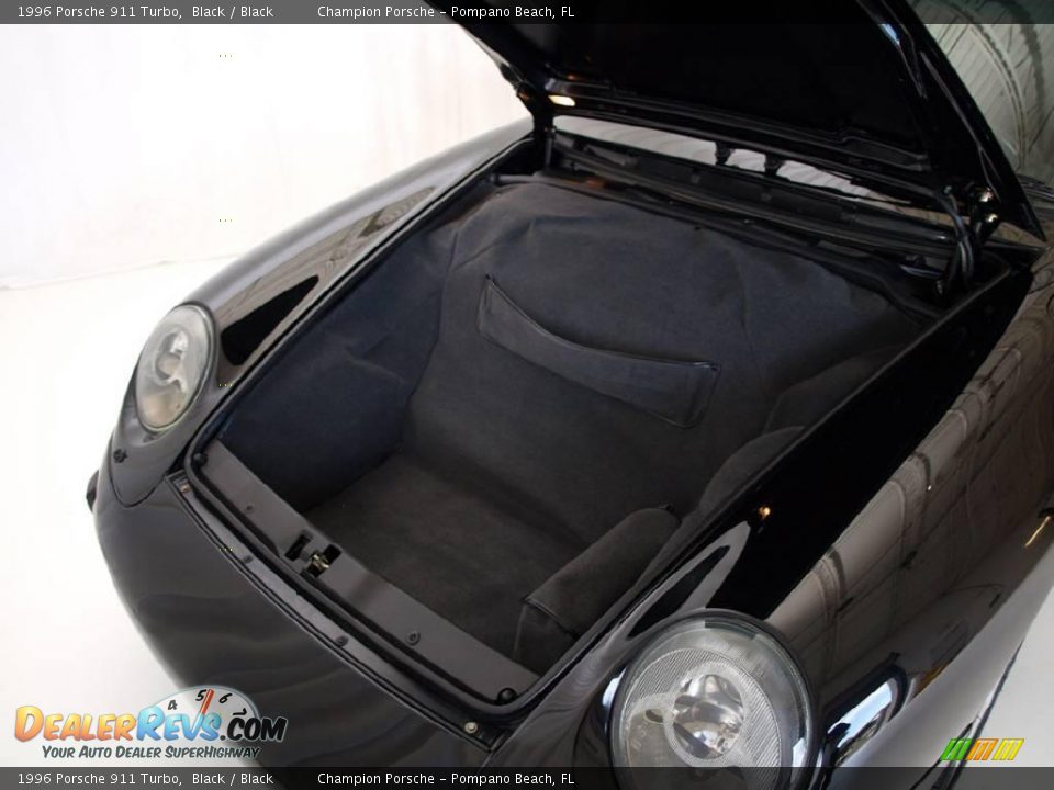 1996 Porsche 911 Turbo Black / Black Photo #20