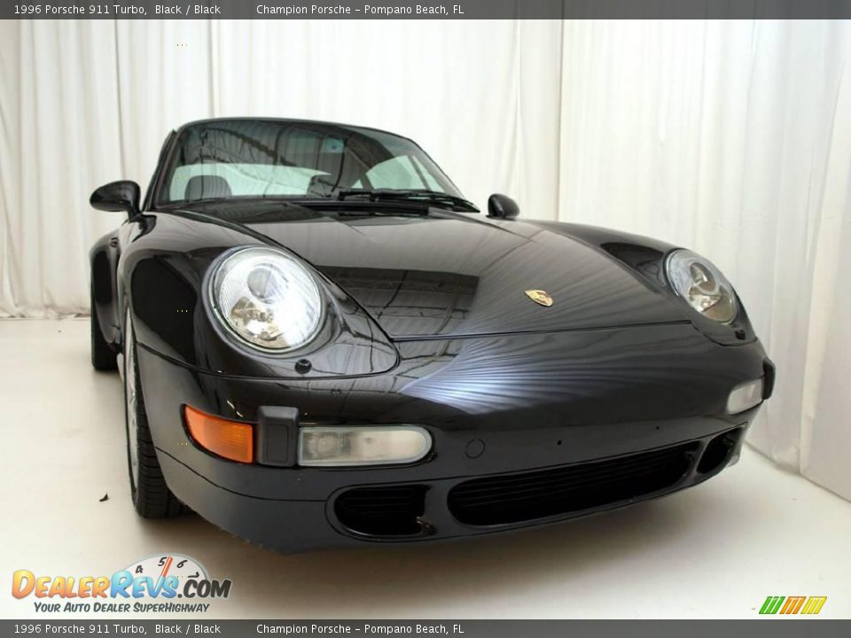 1996 Porsche 911 Turbo Black / Black Photo #23