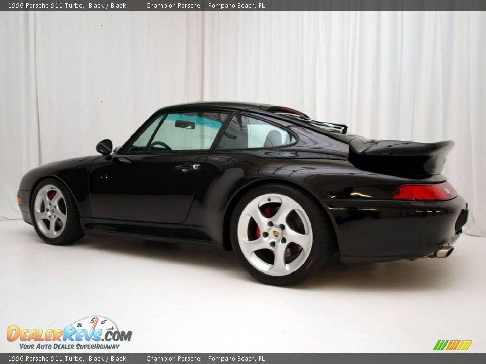 1996 Porsche 911 Turbo Black / Black Photo #25