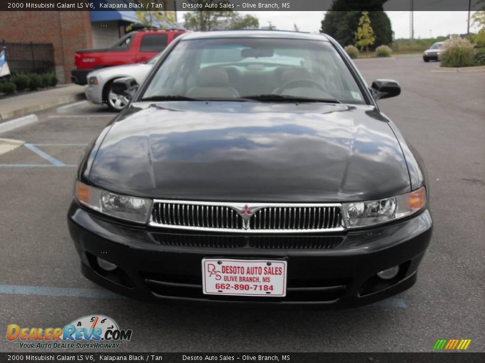 2000 Mitsubishi Galant LS V6 Kalapana Black / Tan Photo #3
