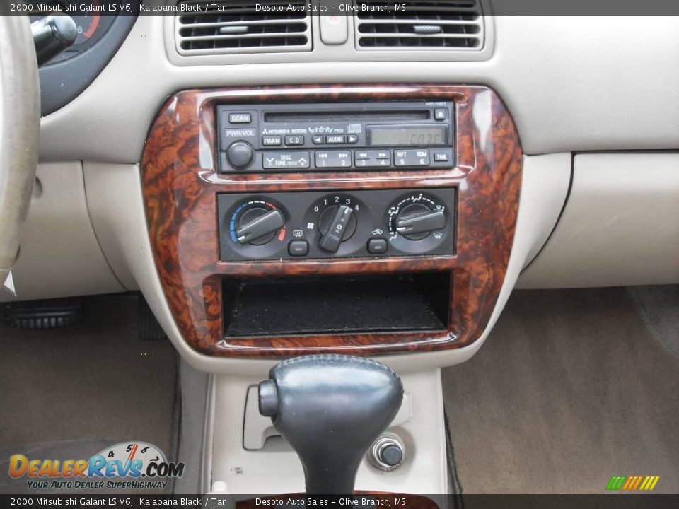 2000 Mitsubishi Galant LS V6 Kalapana Black / Tan Photo #11