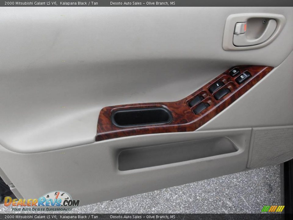 2000 Mitsubishi Galant LS V6 Kalapana Black / Tan Photo #13