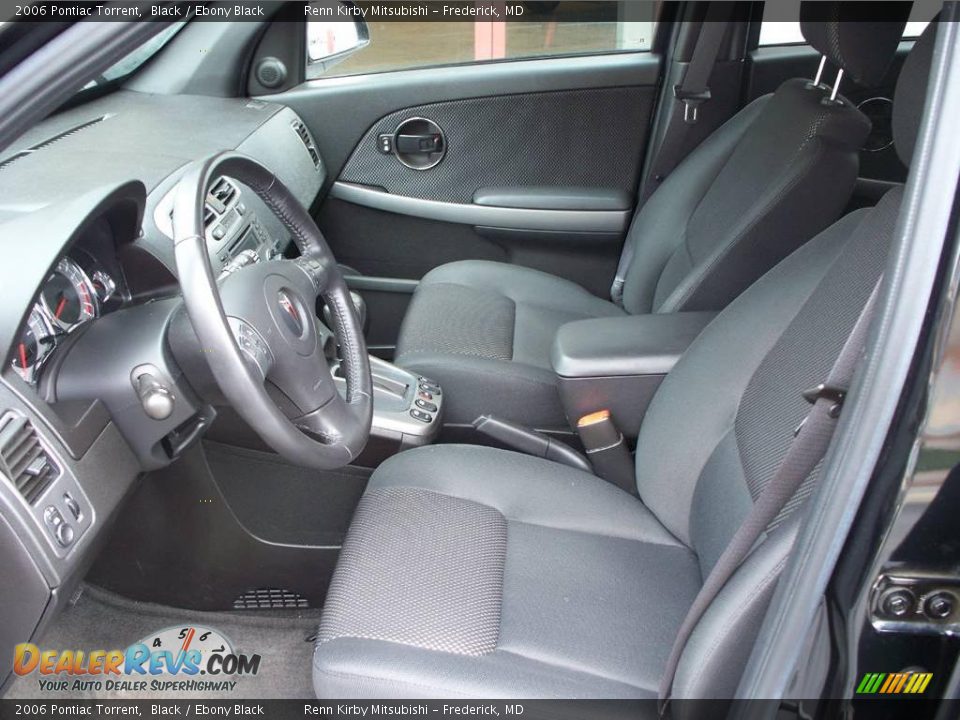 2006 Pontiac Torrent Black / Ebony Black Photo #9