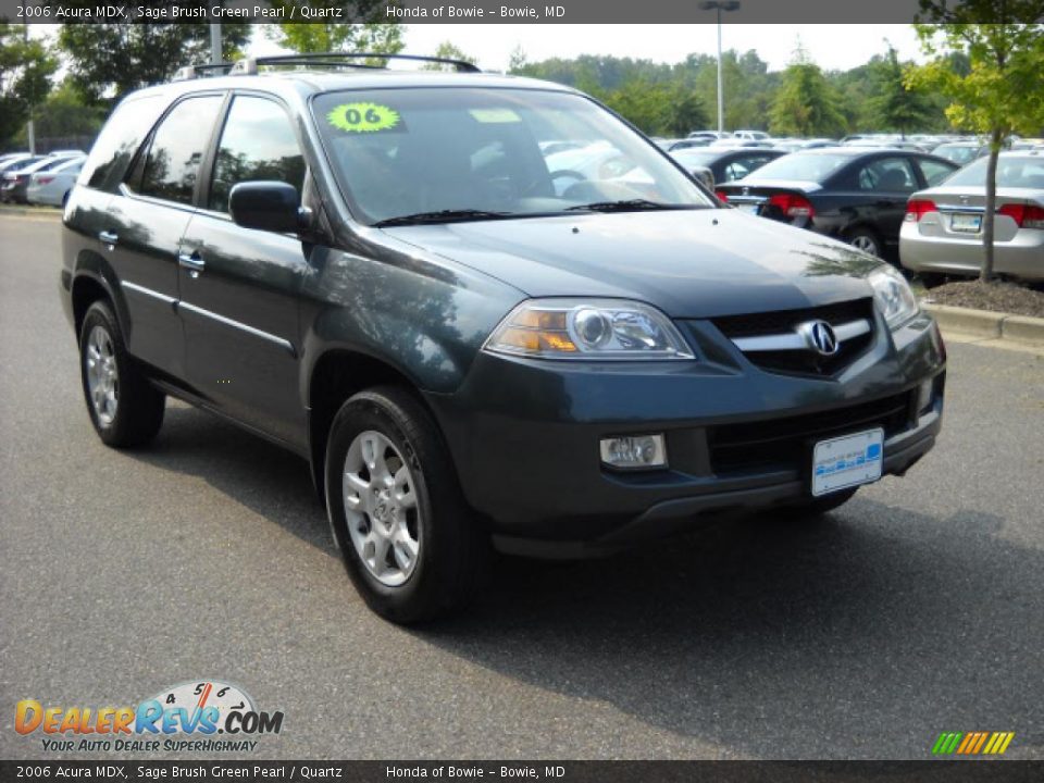 2006 Acura MDX Sage Brush Green Pearl / Quartz Photo #1