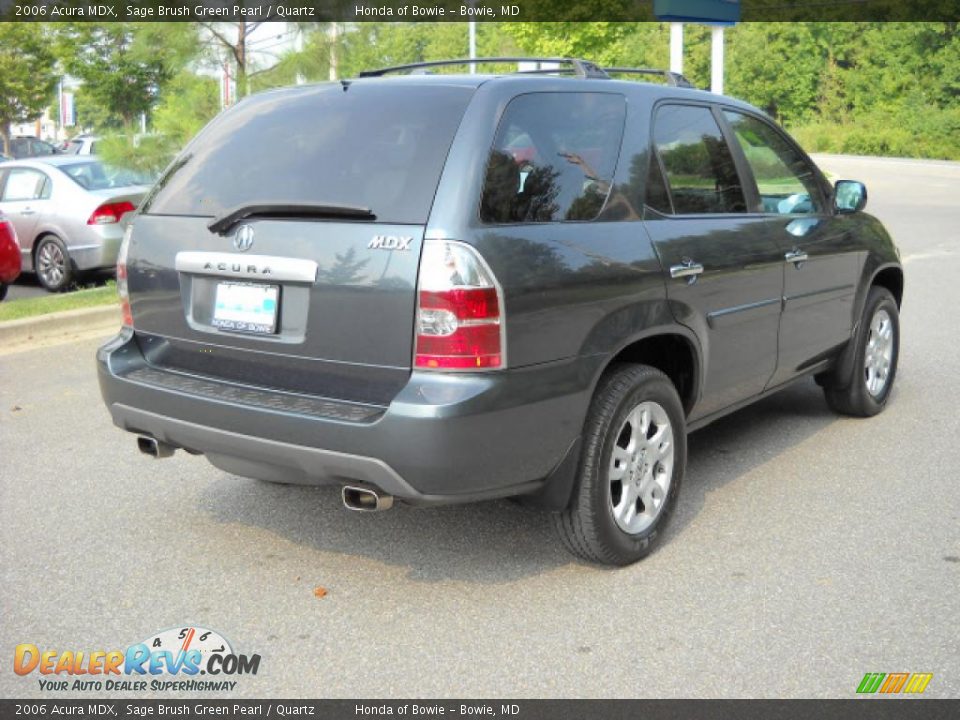 2006 Acura MDX Sage Brush Green Pearl / Quartz Photo #3