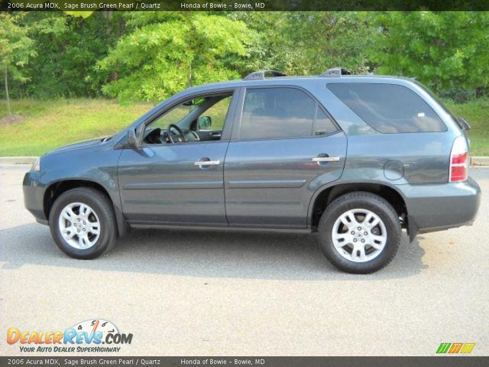 2006 Acura MDX Sage Brush Green Pearl / Quartz Photo #6