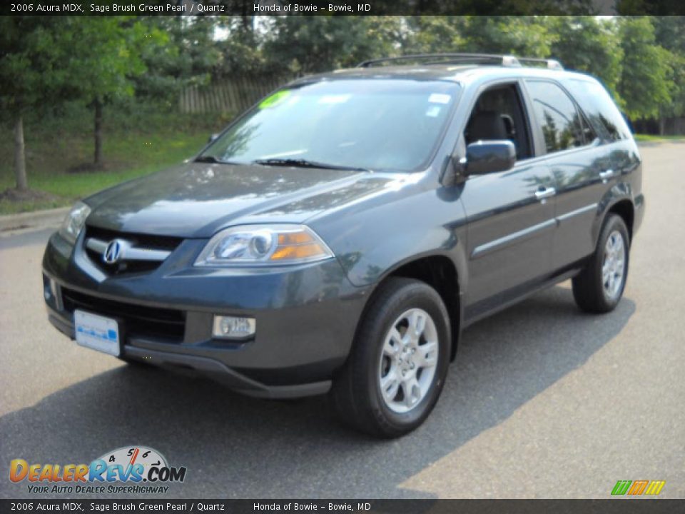 2006 Acura MDX Sage Brush Green Pearl / Quartz Photo #7